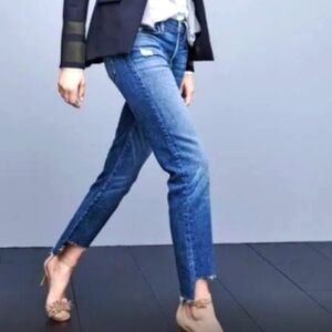 Frame Le High Straight Denim Jeans Carroll Wash Women's Size 26